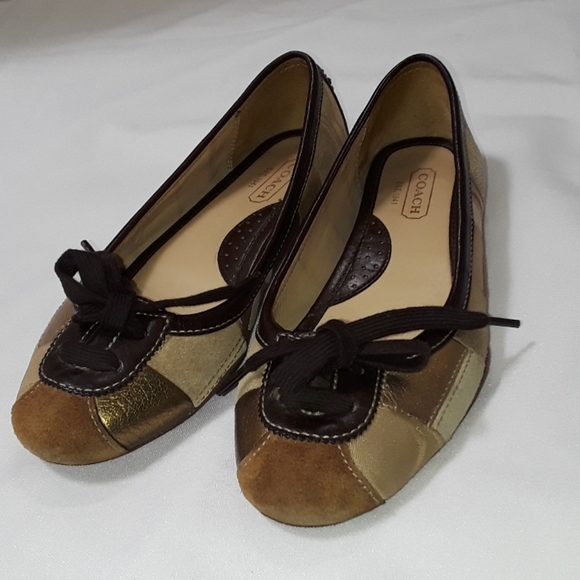 Coach Jasmine Patchwork Ballet Flats - Picture 12 of 12